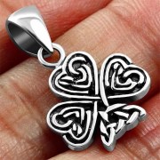 Shamrock Silver Pendant, pn523